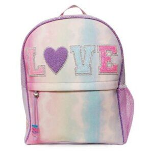 Miss Gwen OMG LOVE large purple tie-dyed backpack